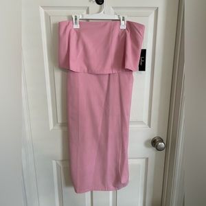 Lulus Strapless Pink Dress